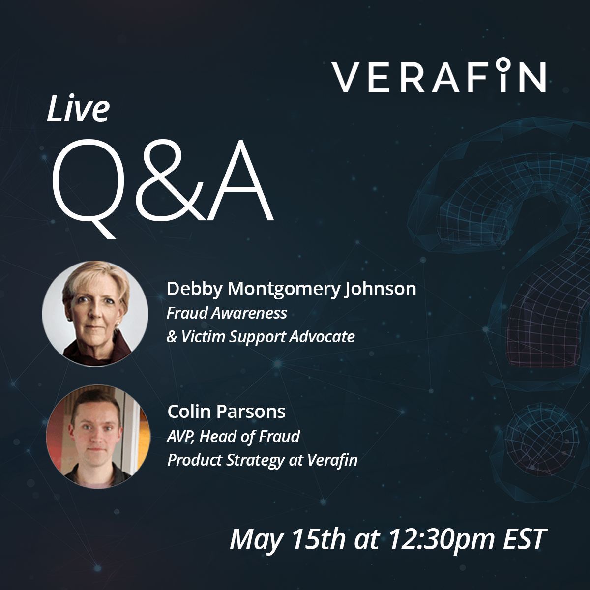 Comment to submit your questions for our live Q&A on romance and relationship scams — taking place next week on May 15! You ask, we listen. Our very own Colin Parsons and special guest Debby Montgomery Johnson are excited to weigh in! buff.ly/3QzJMxK #StopRomanceScams