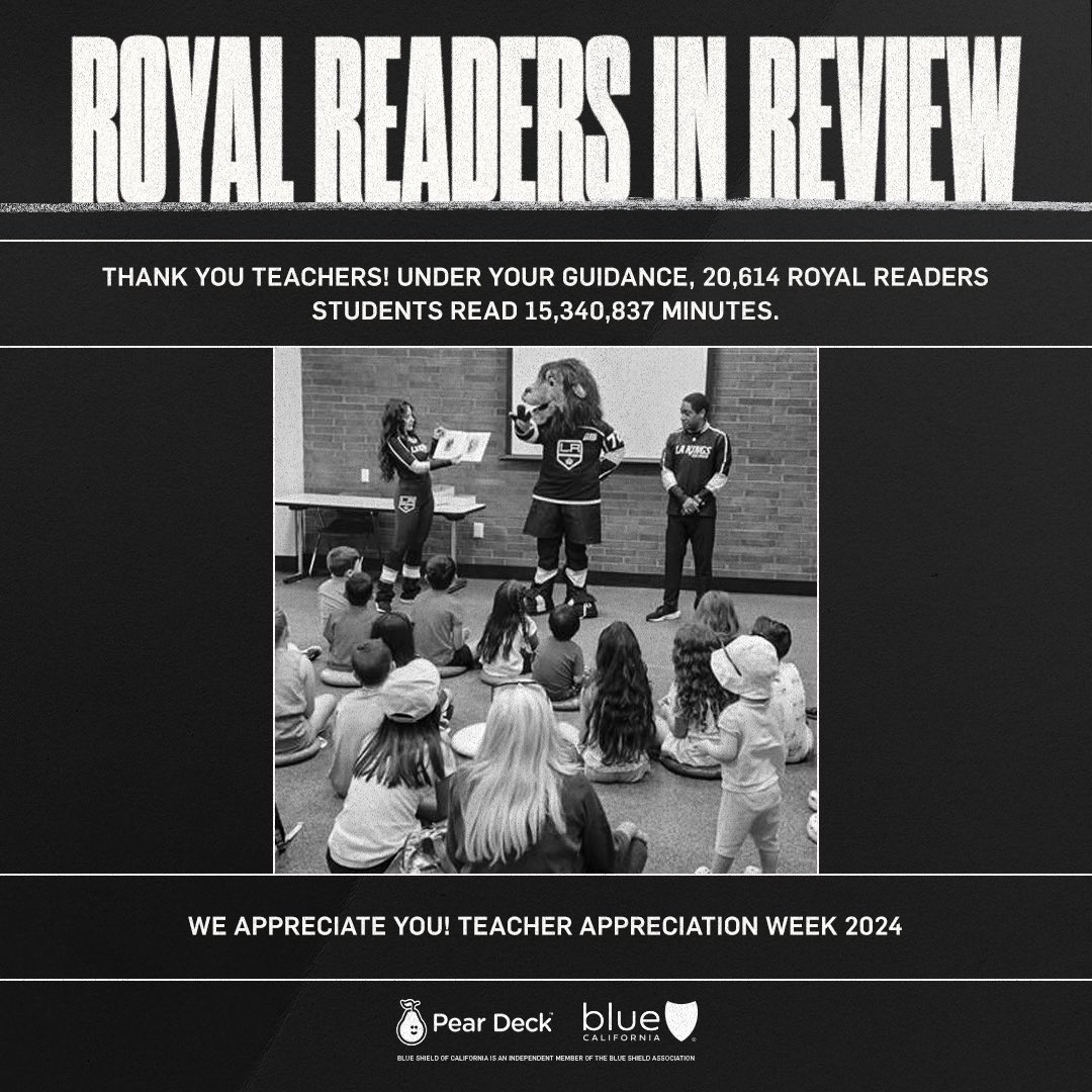 In honor of Teacher Appreciation Week, we’re recapping an amazing Royal Readers! 🖤