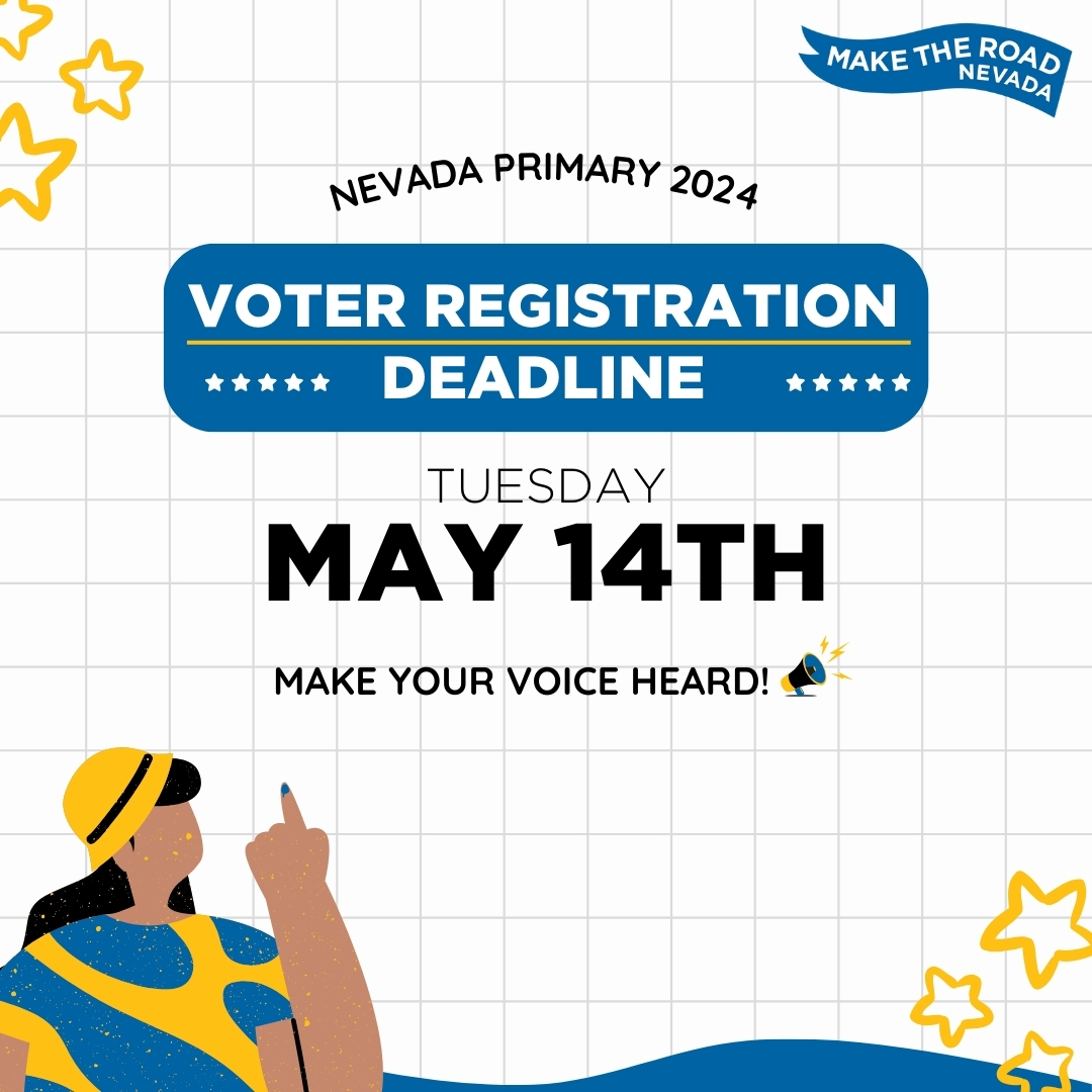 Attention familia! 🌟The voter registration deadline for the primary elections is fast approaching on May 14th! 📢Ensure your voice counts in creating a better life for all this primary election! Register here 👉ow.ly/L7vJ50Ry2Ck