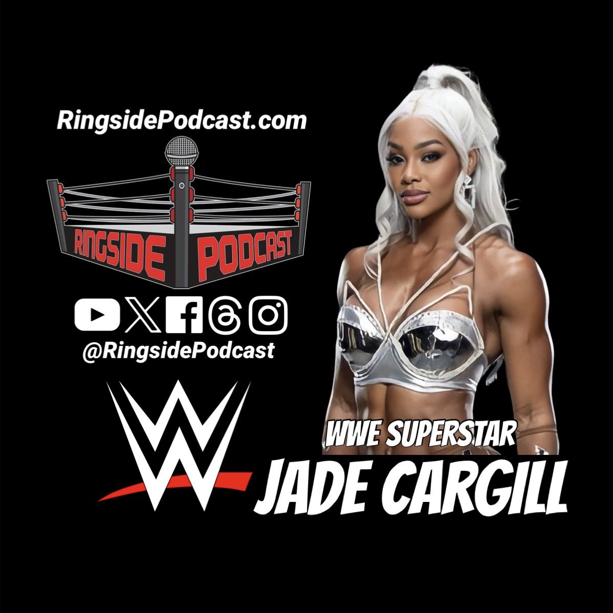 We’re BACK & we have a special Bonus Interview with WWE Superstar and one half of the WWE Women’s Tag Team Championships @Jade_Cargill. We chat about her debut, being a role model and of course @Miss_LeilaGrey & more. 📺 interview: youtu.be/NzDCL5_ufYw #WWE #SmackDown