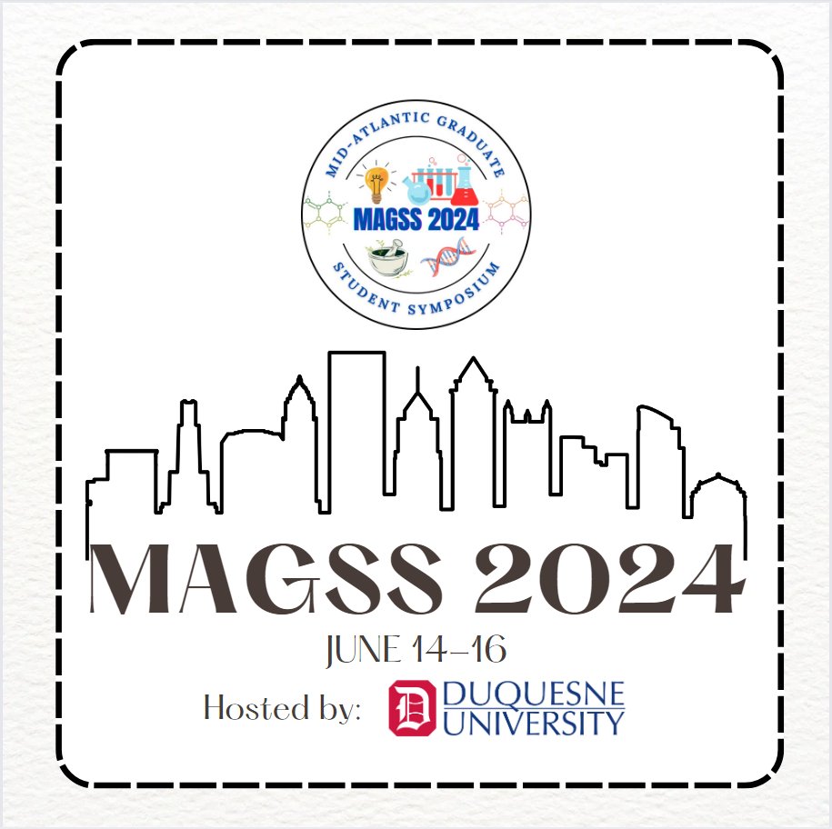 We are accepting registrations now!! Speakers will be announced soon!! #magss2024 #medicinalchemistry #duquesneuniversity