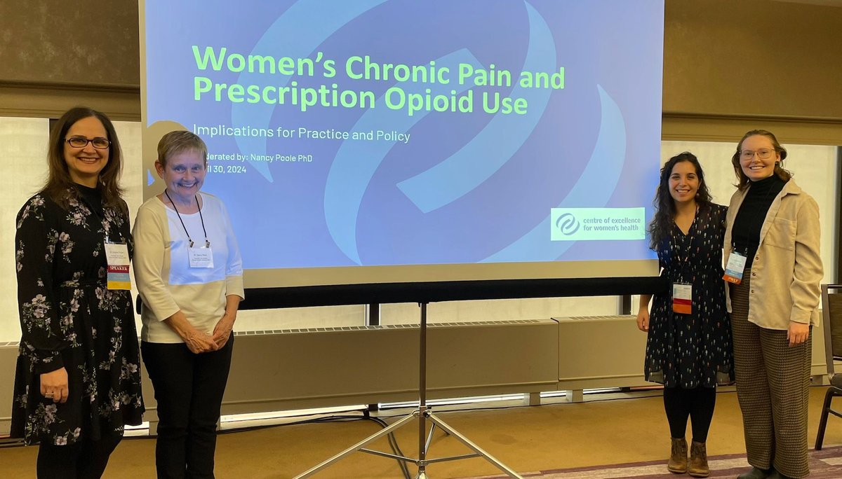 We presented at the Canadian Pain Society Annual Scientific Meeting, together with Dr Andrea Furlan, sharing sex and gender informed resources and approaches to women's chronic pain management. Explore our resources at buff.ly/3UF2Rjs. #CPS2024 #WomensChronicPain