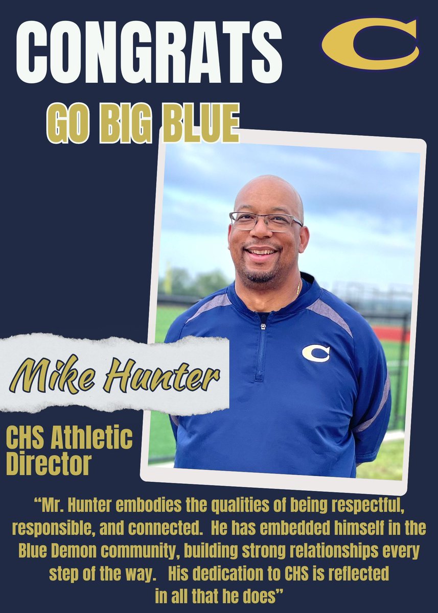 Congrats Mr. Hunter!