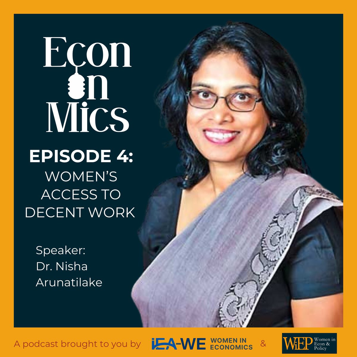 #EconTwitter What can we learn from assessing the quality of job opportunities available to women? Dr. Nisha Arunatilake @ArunatilakeN shares her expert insights on the latest 🎙️Econ-on-Mics #podcast episode! Tune in 🔗 bit.ly/4dvk33u