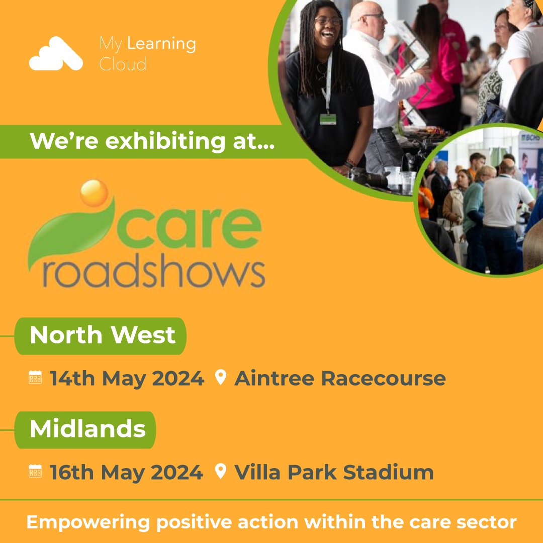 What a week to look forward to!

We'll be exhibiting in Liverpool AND Birmingham next week.

You couldn't miss us if you tried! We can't wait to meet you and engage with you. See you in a week!

Thanks for hosting @careroadshows

#CareRoadshow #CareSector #HealthAndSocialCare