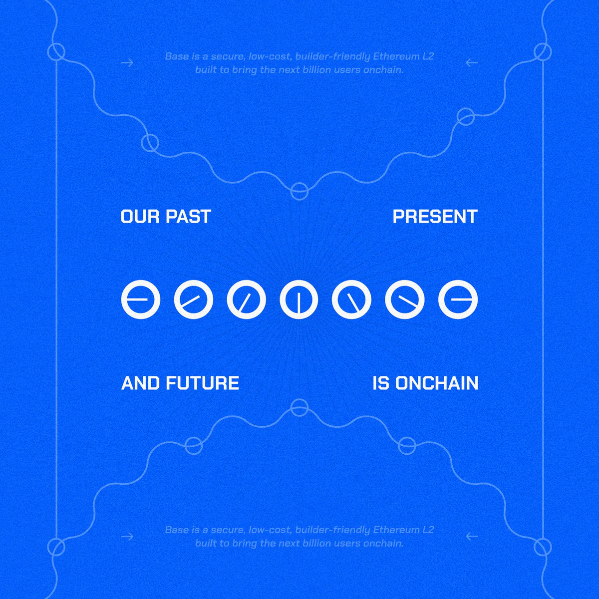 🔵 𝗢𝗡𝗖𝗛𝗔𝗜𝗡 𝗗𝗔𝗜𝗟𝗬 🔵

Our past, present, and future is onchain

An extremely based visual from <a href="/basedeneo/">eneo</a> 

zora.co/collect/base:0…