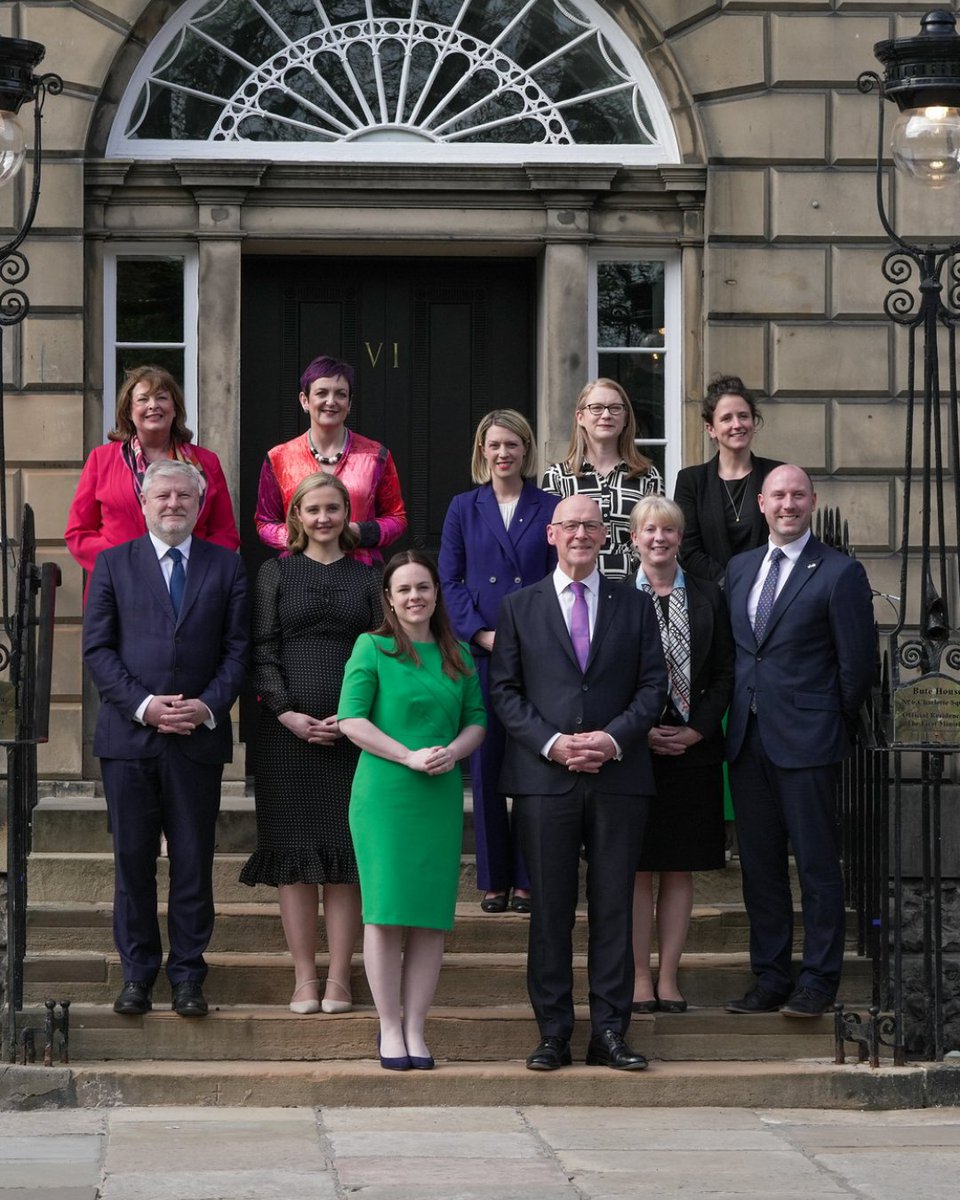 The new Scottish Cabinet has been selected by the First Minister. Find out more at gov.scot/news/new-scott…