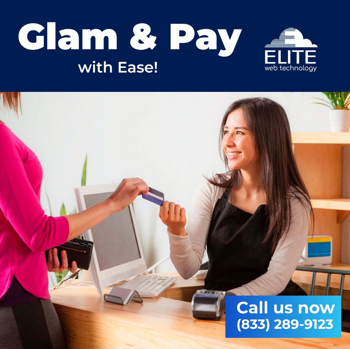EliteWebTecInfo's tweet image. 💇‍♀️ Transform your salon with our prequalification for free terminals! Streamline payments for your clients today.

Contact Us!
📞 (833) 289-9123
🌐 elitewebtechnology.us
✉️ support@elitewebtechnology

#BeautyBiz #FreeTerminals