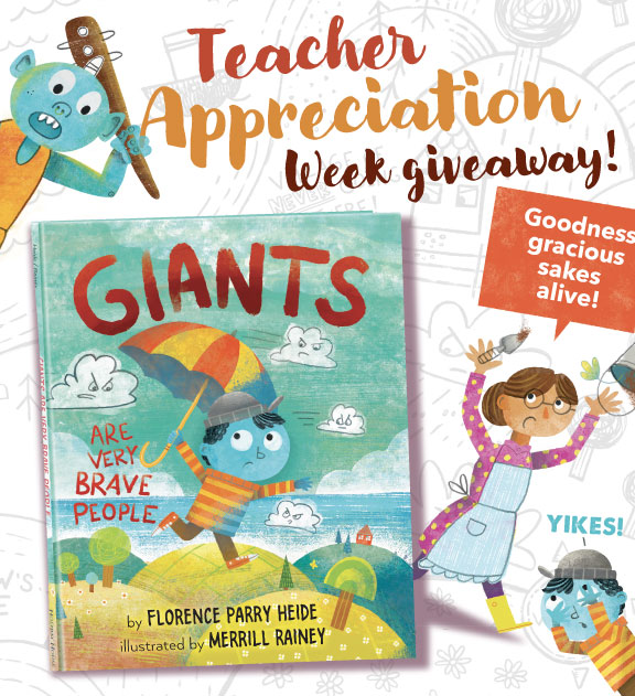 I’m giving away signed copies of GIANTS along with a 30 minute virtual classroom visit to 3 lucky teachers. Teachers, All you have to do is share this post and sign up for my newsletter -&gt; tr.ee/dcE_oe3I7I

Winners will be emailed May 13th.

 #TeacherAppreciationWeek
