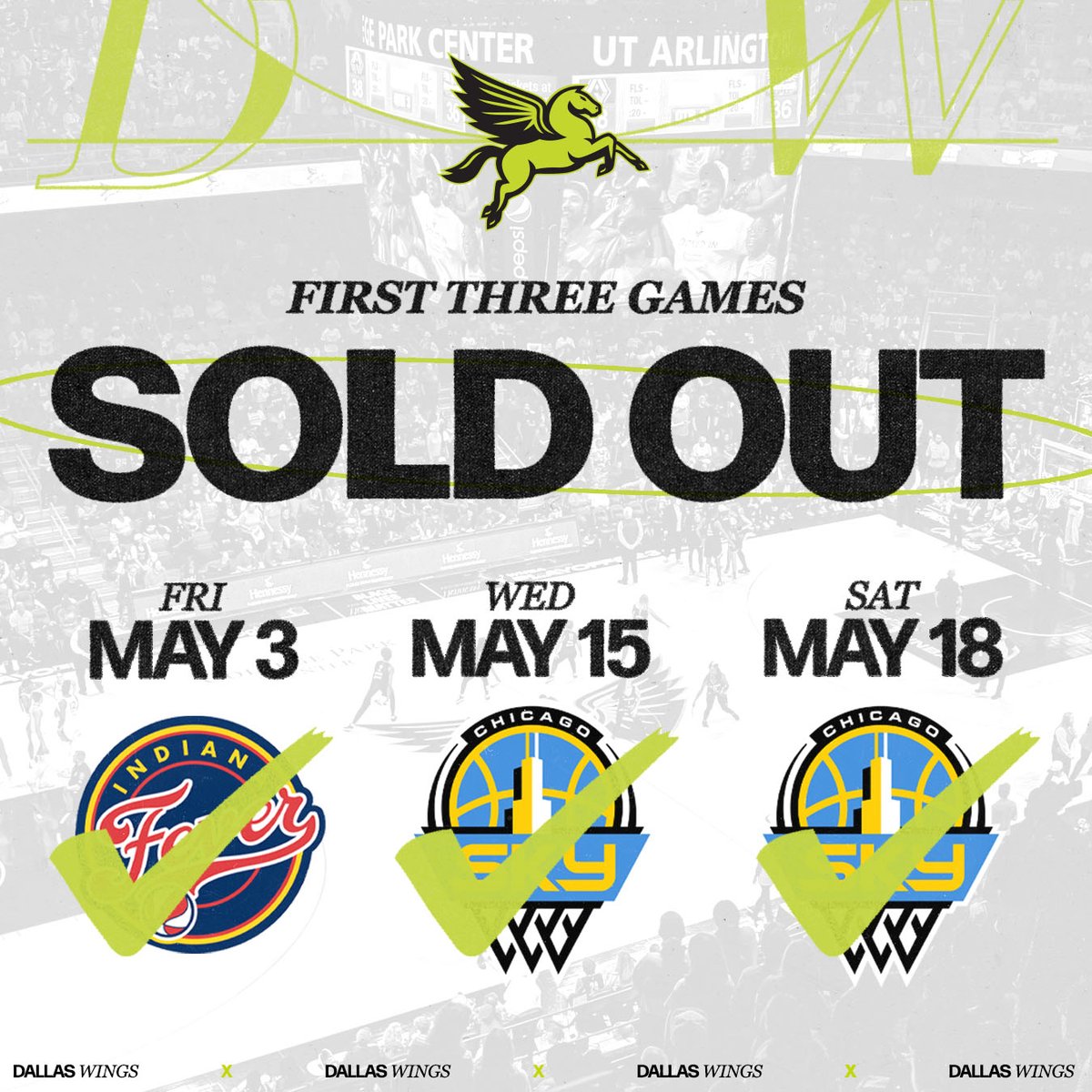 The sellouts continue! Opening Week is SOLD OUT! May 3 ✅ May 15 ✅ May 18 ✅ Read More🔗bit.ly/3UNZHuS Limited Tix Remain for June Games🎟️bit.ly/3QAdRx4