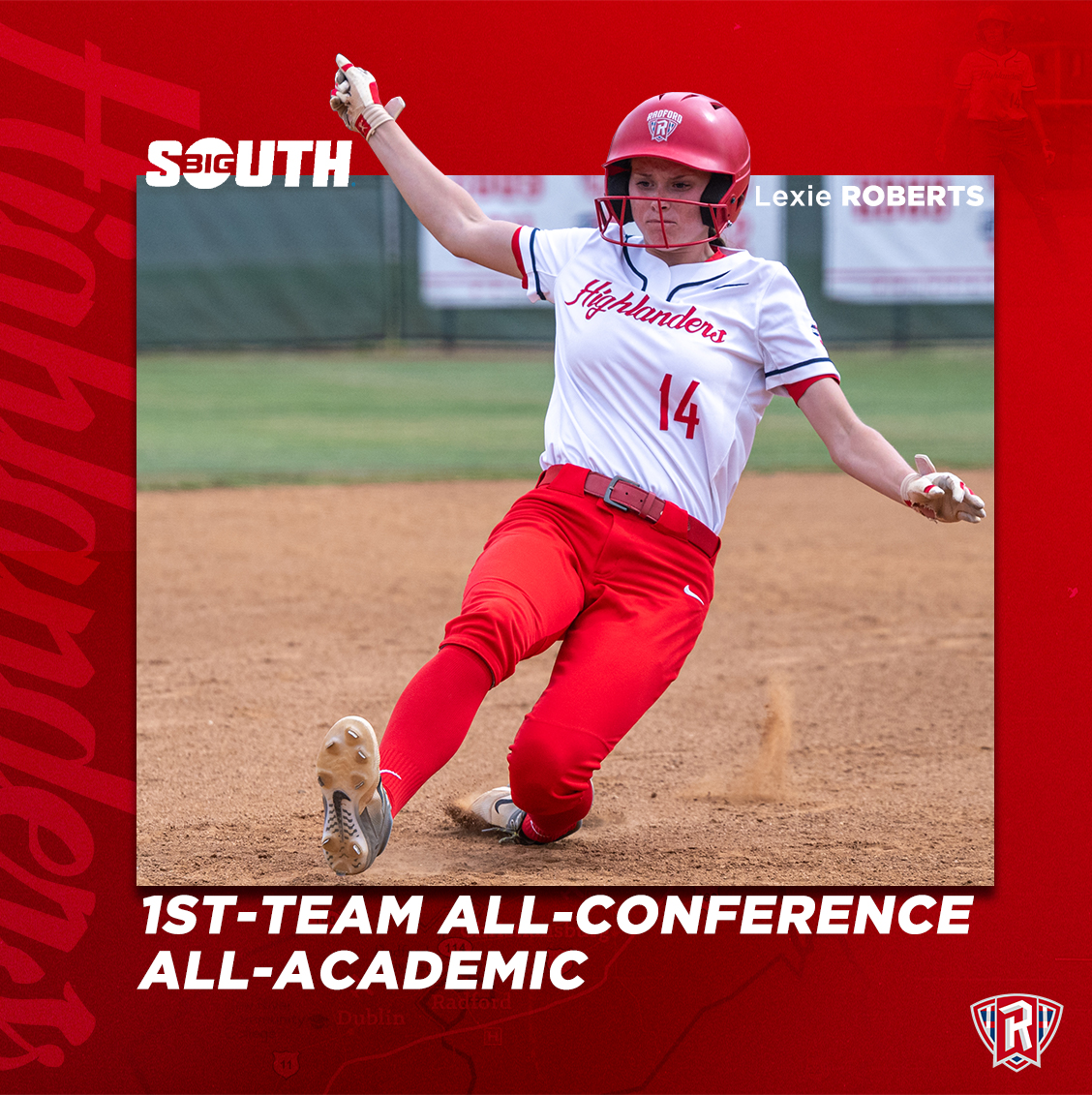 Lexie has also been named to the first team all-conference and all-academic lists! #RiseAndDefend