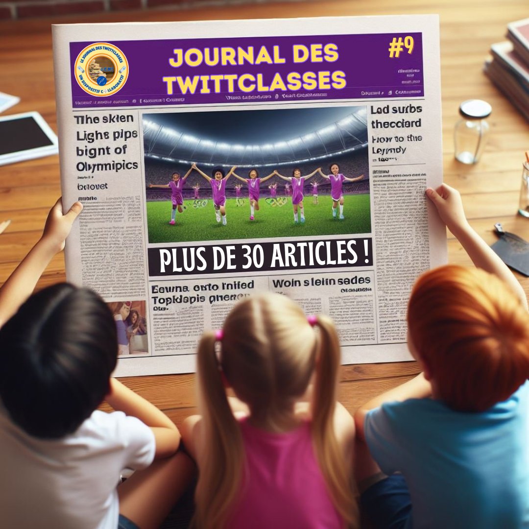 Plus de 30 classes ont proposé un article pour le dernier numéro de l'année ! #JdT2024🗞️
Il s'annonce encore très riche et avec une grande variété de sujets !
Hâte de vous le partager le lundi 17 juin prochain !