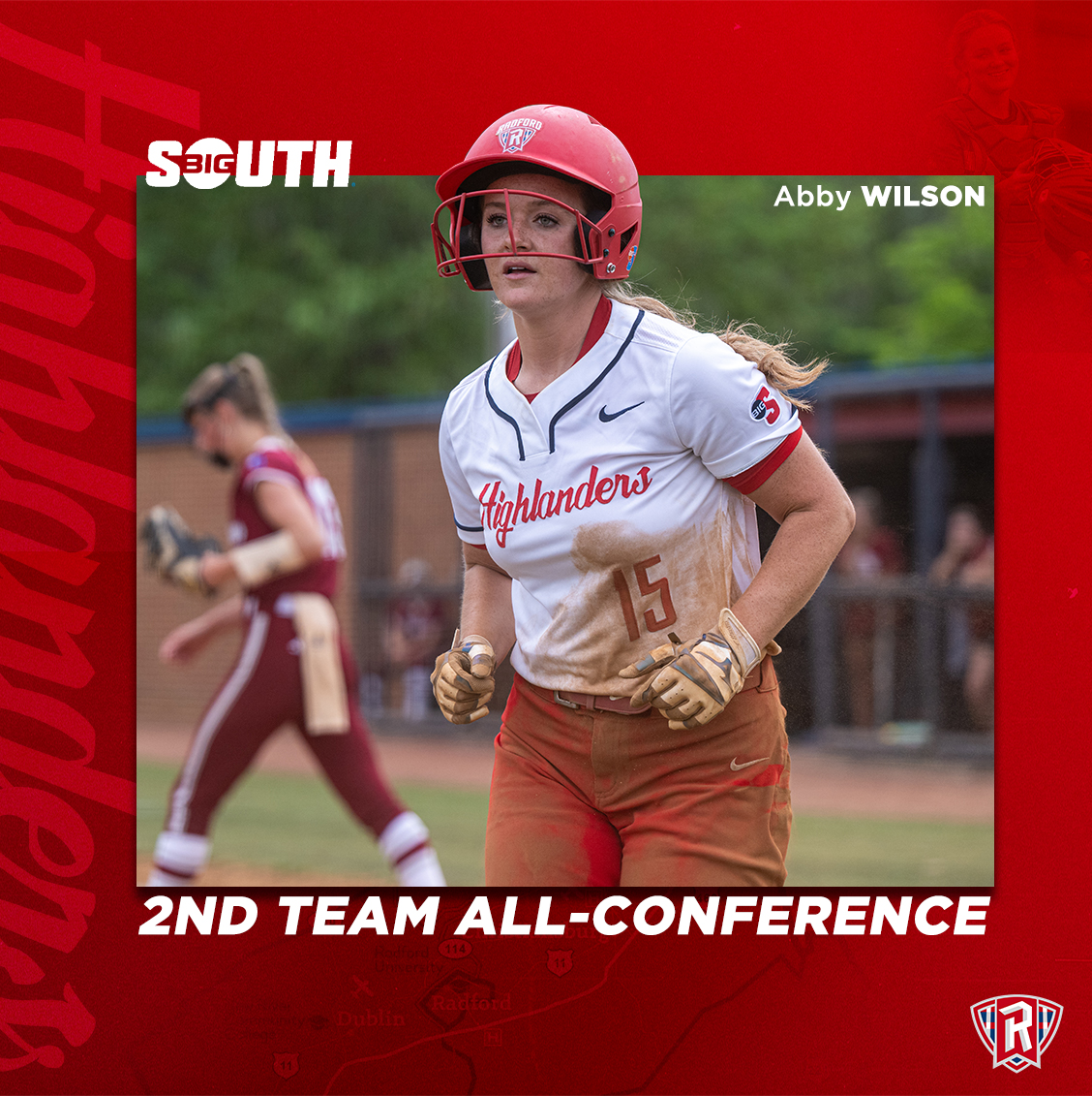 Abby Wilson takes home a well-earned conference award! 🫡 #RiseAndDefend