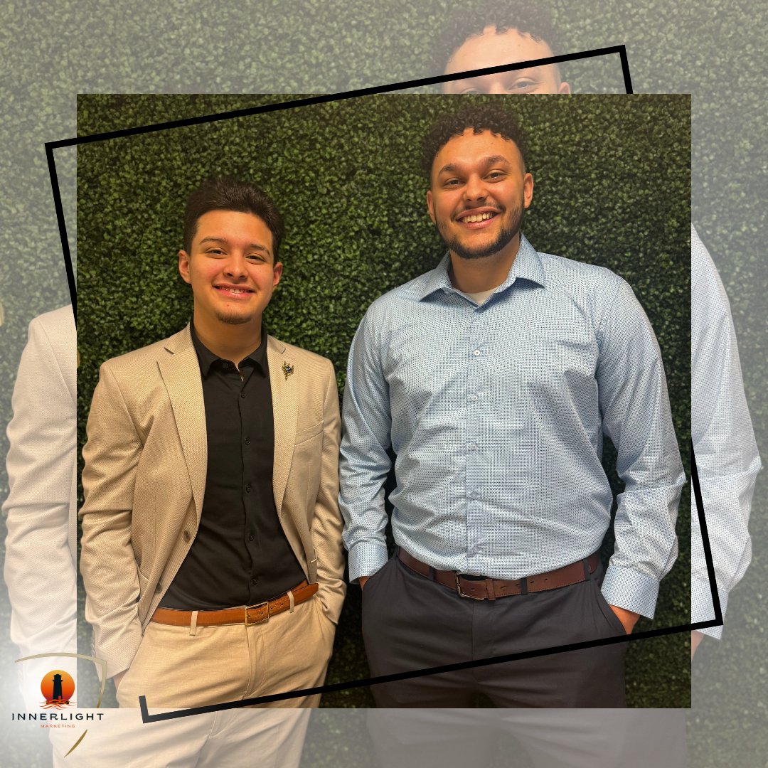 Raising the bar and setting new standards! 📈 Huge congrats to Santiago and Christian on their promotions to AM and AM II. Let's continue to shine together! 💼✨ 

#InnerlightMarketing #Promotion #Teamwork #Leadership