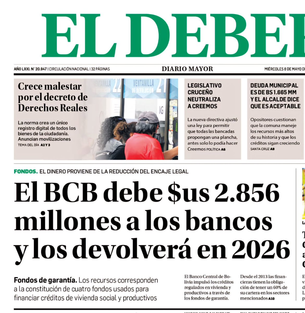 MAS se farreó el gas; después los dólares de reservas, del encaje de ahorristas y Fondo Protec., de oro y DEG. Hoy gremialistas, importadores y farmacéuticas NO tienen dólares, porque yunta Evo/Arce saqueó la Patria y llevó a nuestra #Bolivia a la quiebra. 2025 se van los dos.