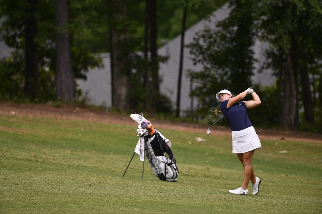 Megan Schofill is lighting up the back nine with birdies on 11 and 13 ⚡️ Auburn leads at AU Club with a few holes remaining 📊 auburntige.rs/3UKvk8D ℹ️ auburntige.rs/WGOLFRegional