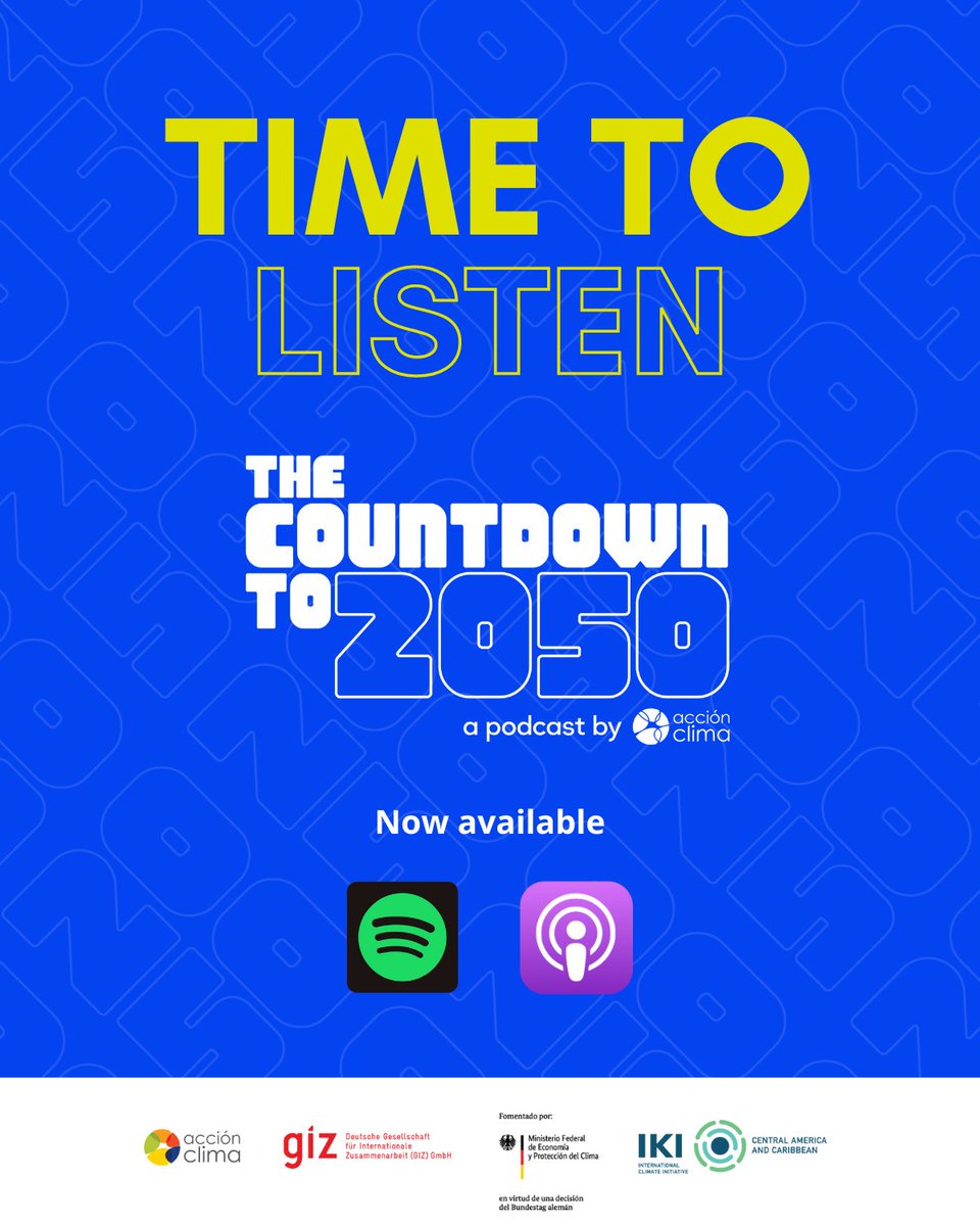Discover the voice of #CentralAmerica and the #Caribbean in the fight against #climatechange! Our #podcast takes you on a journey to explore mitigation and adaptation efforts. 🌎🎧 Apple Podcasts: podcasts.apple.com/.../the-countd… Spotify: open.spotify.com/show/1xnz8VZNi…