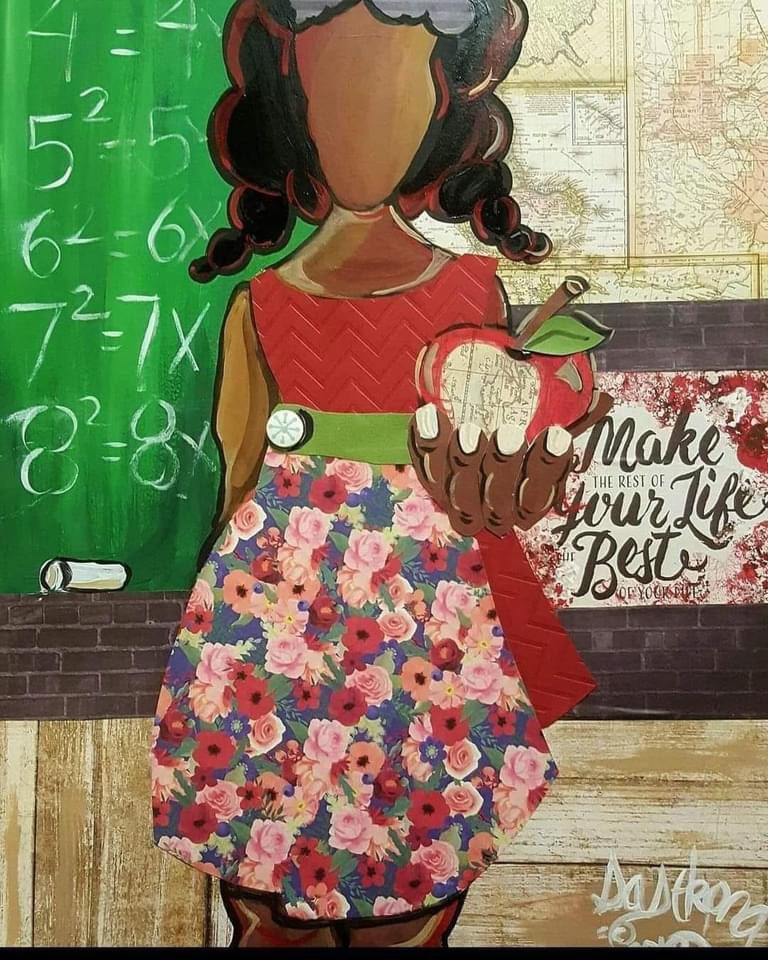 Happy Day of the Teacher!! 
#HappyTeacherAppreciationWeek
Art by Sondra Strong 
#BWXME