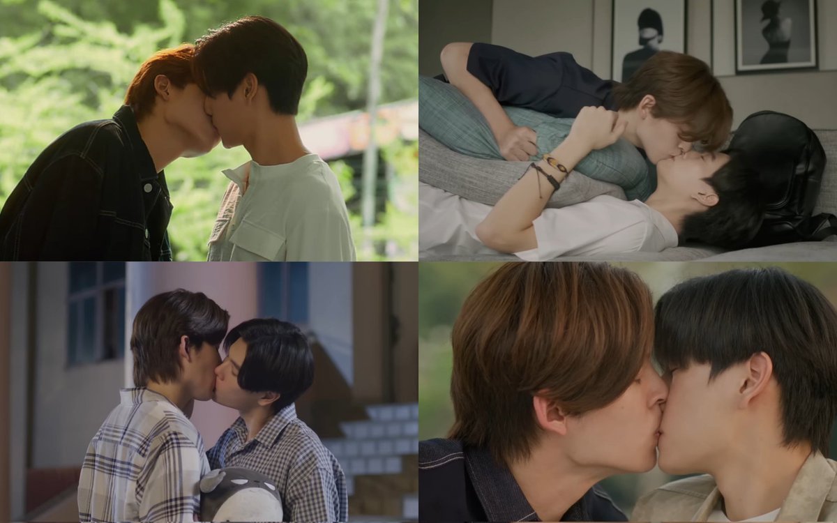 and yall think we'll stop counting? of course not! it's pondphuwin kissing collection updated version hereee. we got our phumpeem collection 😋 PondPhuwin WeAre EP6 #WeAreSeriesEP6
