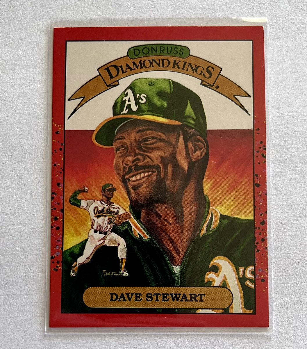 Dave Stewart Donruss Diamond Kings