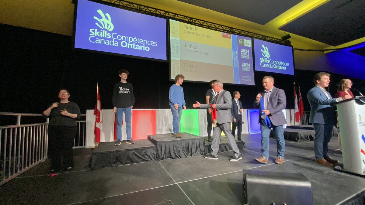 edgefactor_'s tweet photo. Amazing work by Ayden D from the @dsbn for taking home the gold in Plumbing at #SOC2024!🚰 Way to #PushBacktheEdge ⚡️ @skillsontario #SHSM #OYAP #OCO2024 🏆 https://t.co/5MdgkJAB9S