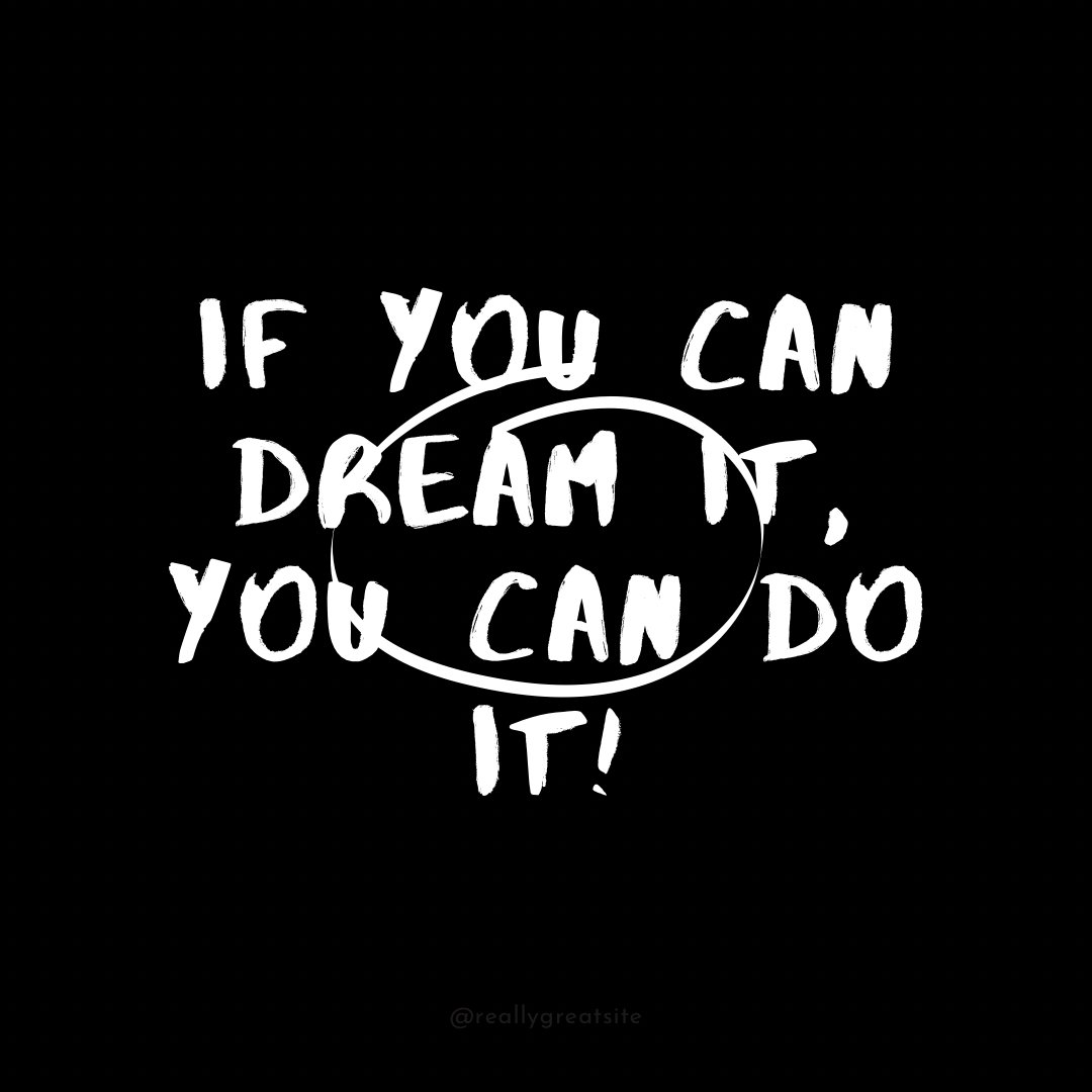 If you can dream it - you can do it ✨

Never give up on your dreams, they can become your reality if you just try hard enough 🌙

#dreamscancometrue