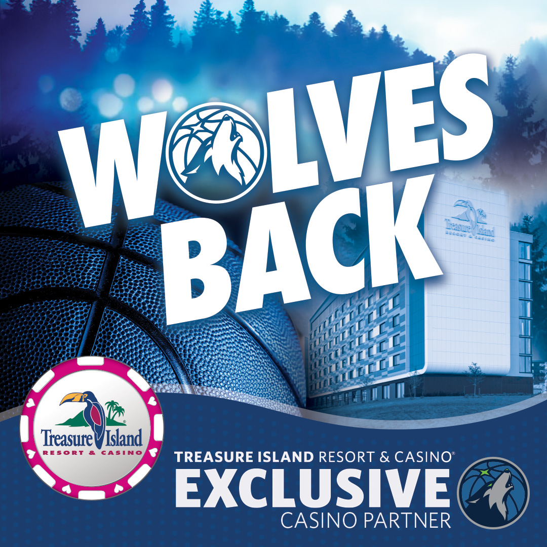 Cheer on the @Timberwolves throughout their playoff run! Come to The Island for watch parties, drink specials, discounted hotel stays & more. If you’re going to a home game, visit us in sec 124 to win prizes, including up to $500 FREE slot play! Details: ticasino.com