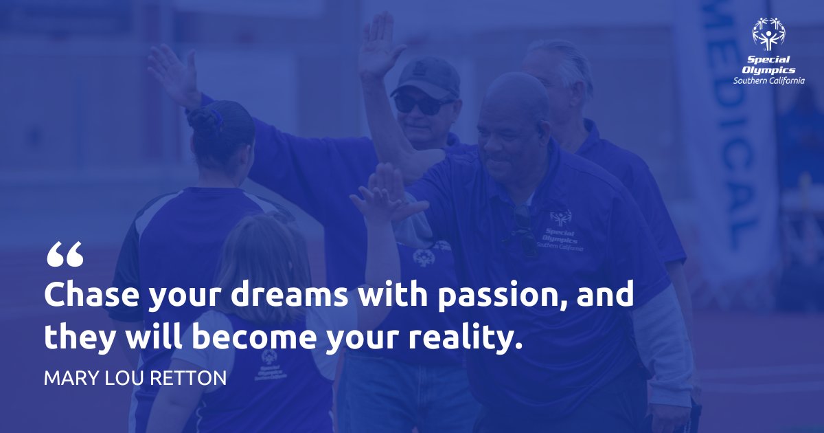 #WednesdayWisdom💭:  'Chase your dreams with passion, and they will become your reality.' — #MaryLouRetton ✨  

#wearesosc #motivation #positivity