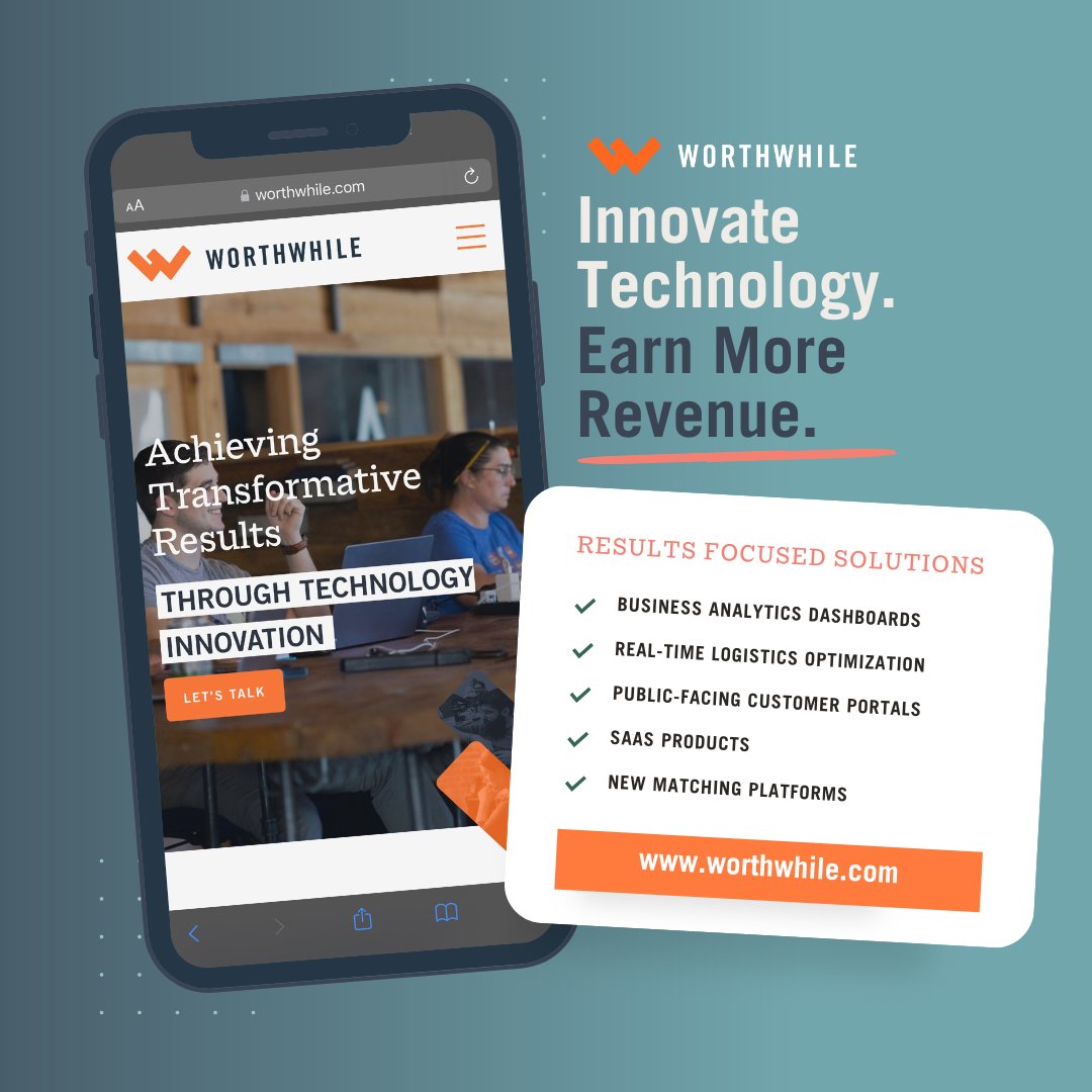 Ready to out-innovate the competition and achieve your business goals?

Take the first step: worthwhile.com/get-started/