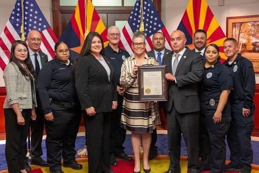 Keeping our communities safe is a noble calling & I’m so grateful to our correctional officers who work every day to build a safer Arizona. In their honor, I declared May 5 - 11 Correctional Officers and Employee Week to thank them for their tireless work to protect us.
