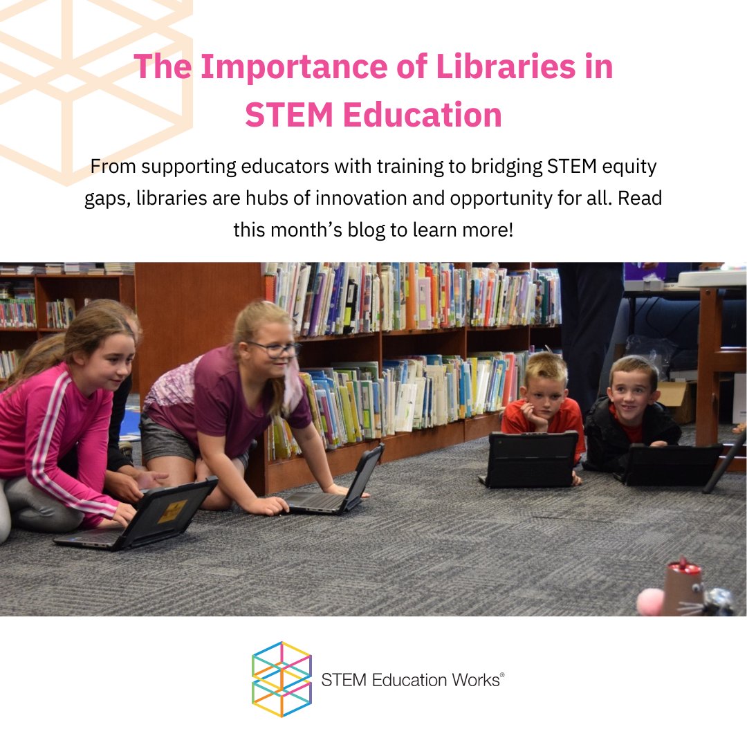 Libraries aren't just about books anymore, from 3D printers to VR headsets, libraries are transforming into dynamic spaces for hands-on exploration. 

Check out our latest blog to learn more about the importance of libraries in STEM Education!

bit.ly/4a1mV4Q