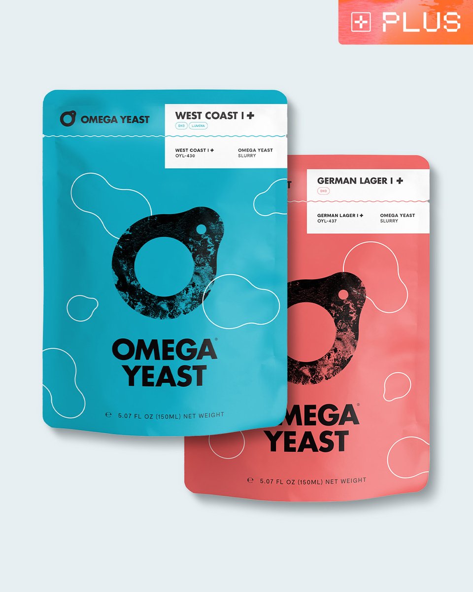 Hey homebrewers! We've added two of our PLUS strains (formerly known as DKO strains) to the Homebrew Catalog. German Lager I + and West Coast I + may now be available to purchase from your favorite retailer. Learn more about these strains here: omegayeast.com/yeast?brewerTy…