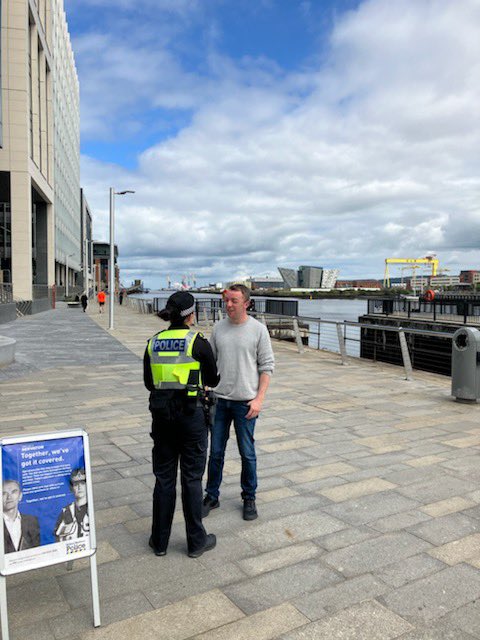 Our #ProjectServator officers have been deploying across #belfastharbour today engaging with members of public and our partners, Remember to report suspicious behaviour #BelHarPolice
#TogetherWeveGotItCovered