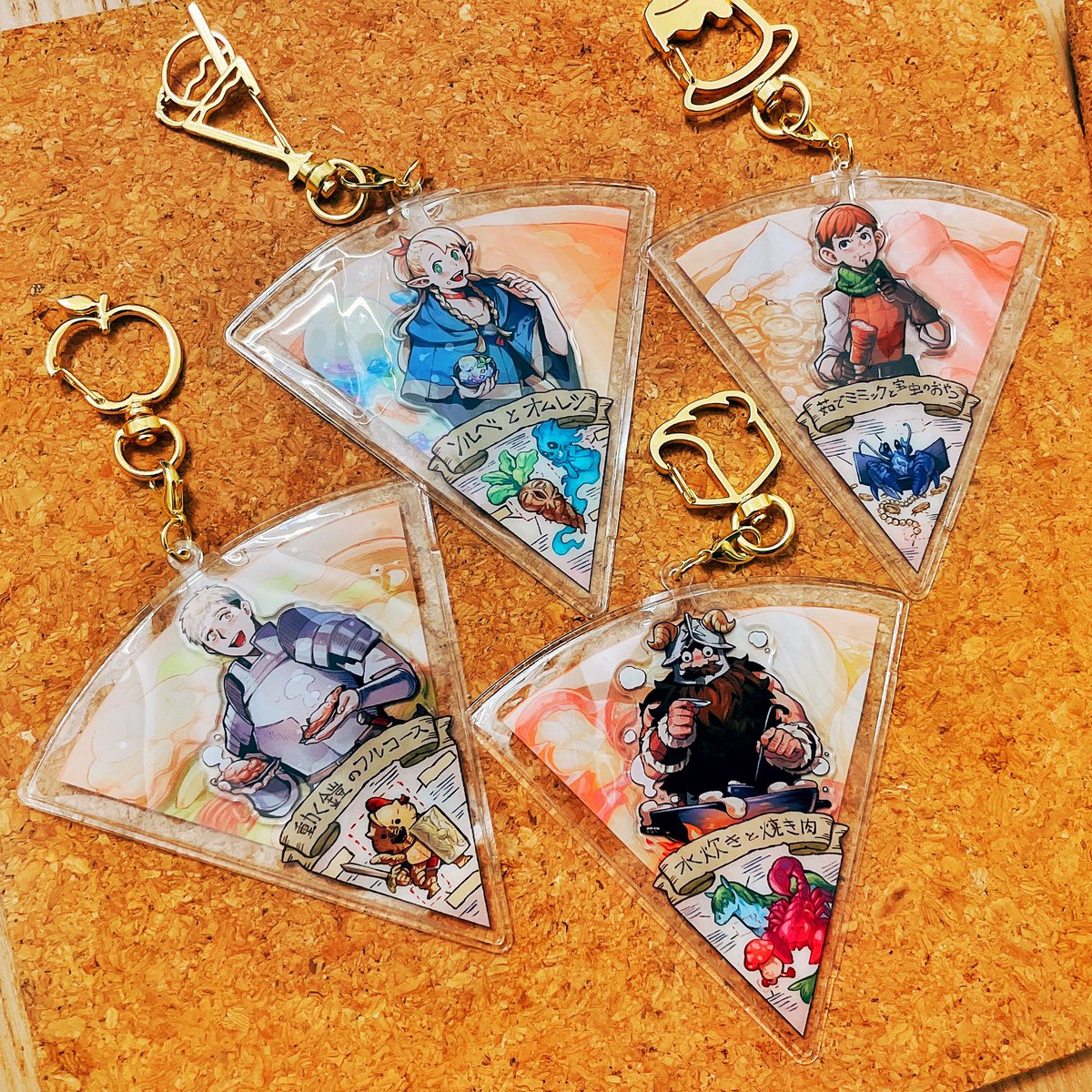「Dungeon Meshi crepe charms arrived in ti」|Mints♭♭ 🌱🦋 @ busy :’(のイラスト