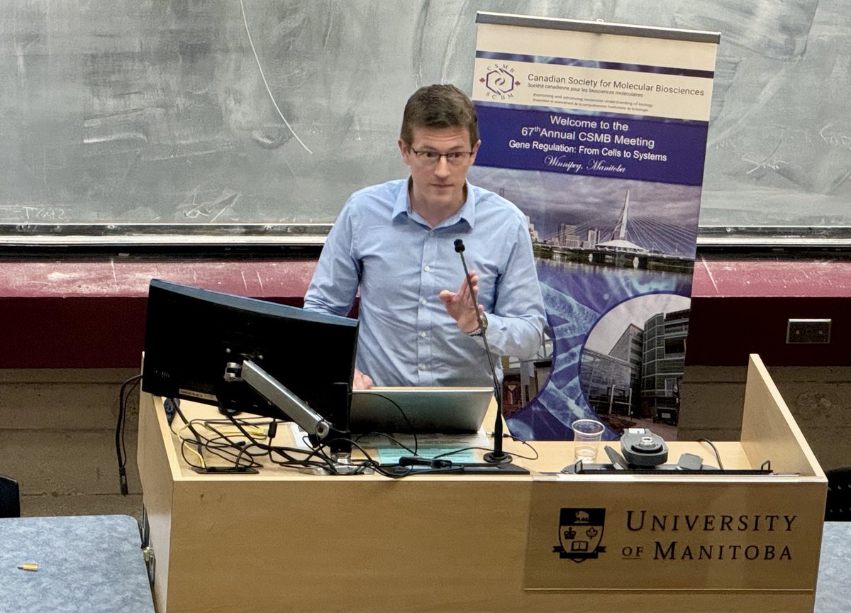 CSMB talks: Gene regulation in Neurobiology and Neurogenetics by Dr. Robert Beattie (U. Manitoba) ⁦<a href="/CSMB2024/">CSMB2024</a>⁩ ⁦<a href="/CSMB_SCBM/">CSMB</a>⁩ ⁦<a href="/dr_rastegar/">Dr. Mojgan Rastegar</a>⁩