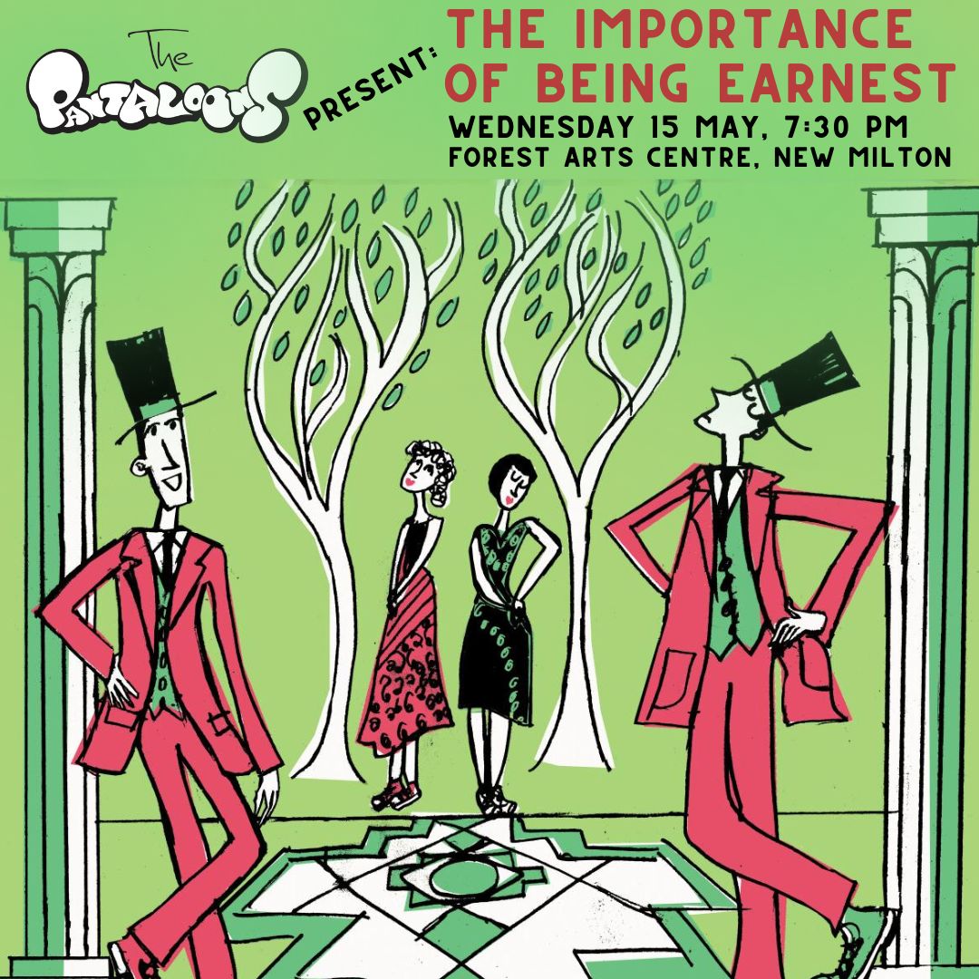 Join us next week on Wednesday 15 May for Pantaloons Present: The Importance of Being Earnest. Wilde’s comic masterpiece gets The Pantaloons' treatment in their anarchic take on the classic comedy of manners. Book here: buff.ly/4cNw9oi