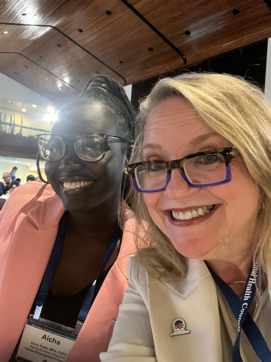 Senior Director of Programs Aicha Diallo and CEO Tracy Rode proudly represent @Power4Patients at the @NHCouncil Science of Patient Engagement Symposium, 'Patient Experiences Through their Lifespan' at the @PressClubDC. If you are attending, come say hi!
