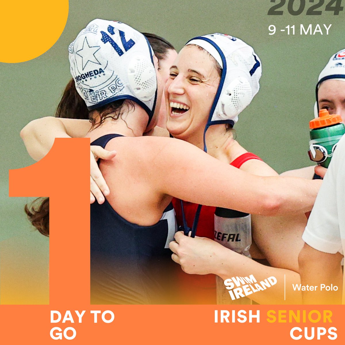 𝗢𝗡𝗘 𝗗𝗔𝗬 𝗧𝗢 𝗚𝗢! Bangor Aurora is the venue for the Irish Senior Cup for 2024 with action starting tomorrow until Saturday! Good luck to all teams this weekend!