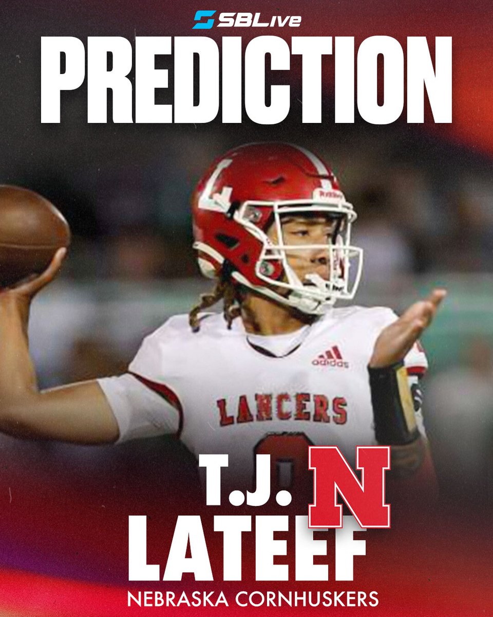 The Cornhuskers have made 4⭐ QB @TJ_Lateef9 a top priority since offering him in early February, 🌽 highschool.athlonsports.com/recruiting/202…