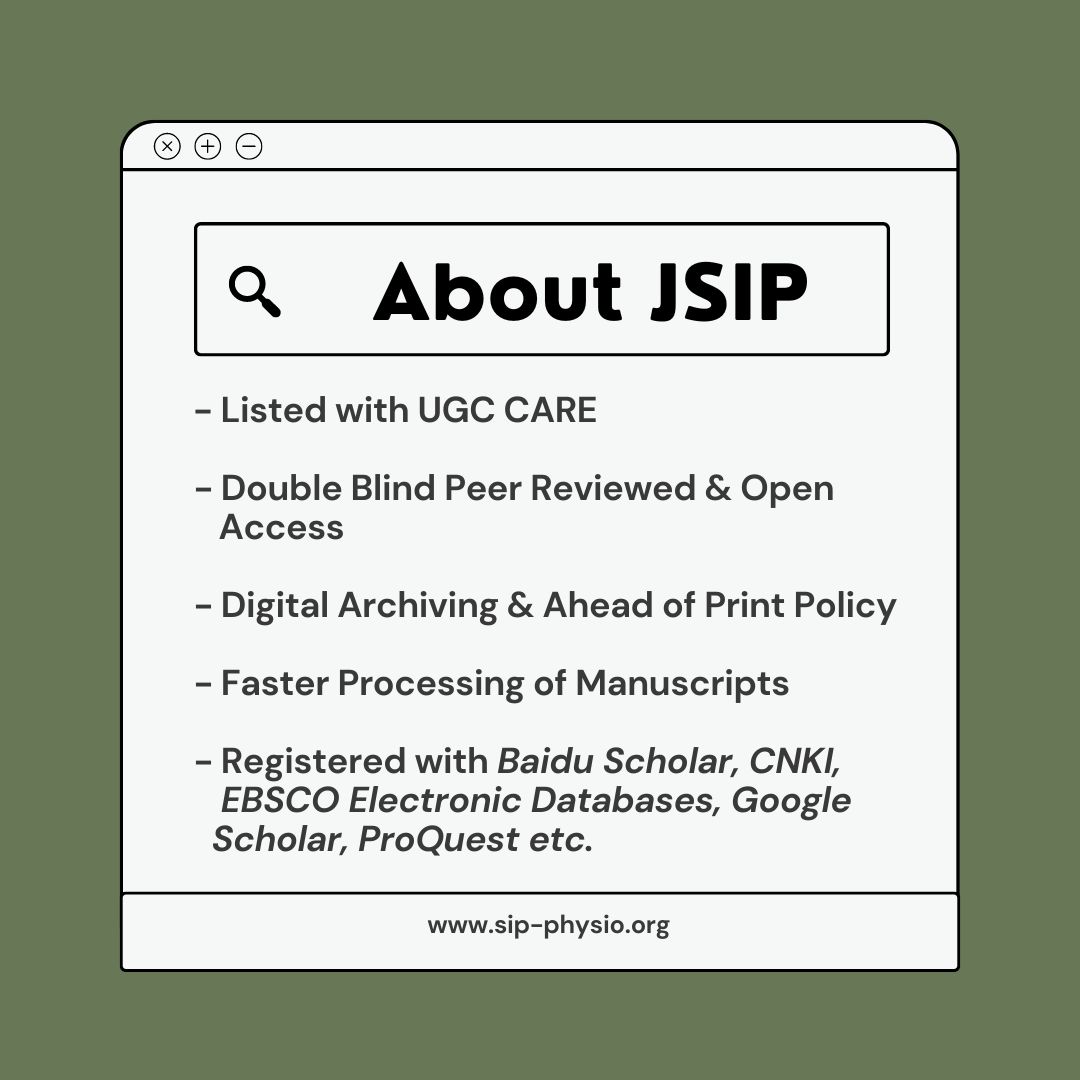 SIP_Physio's tweet image. About #JSIP