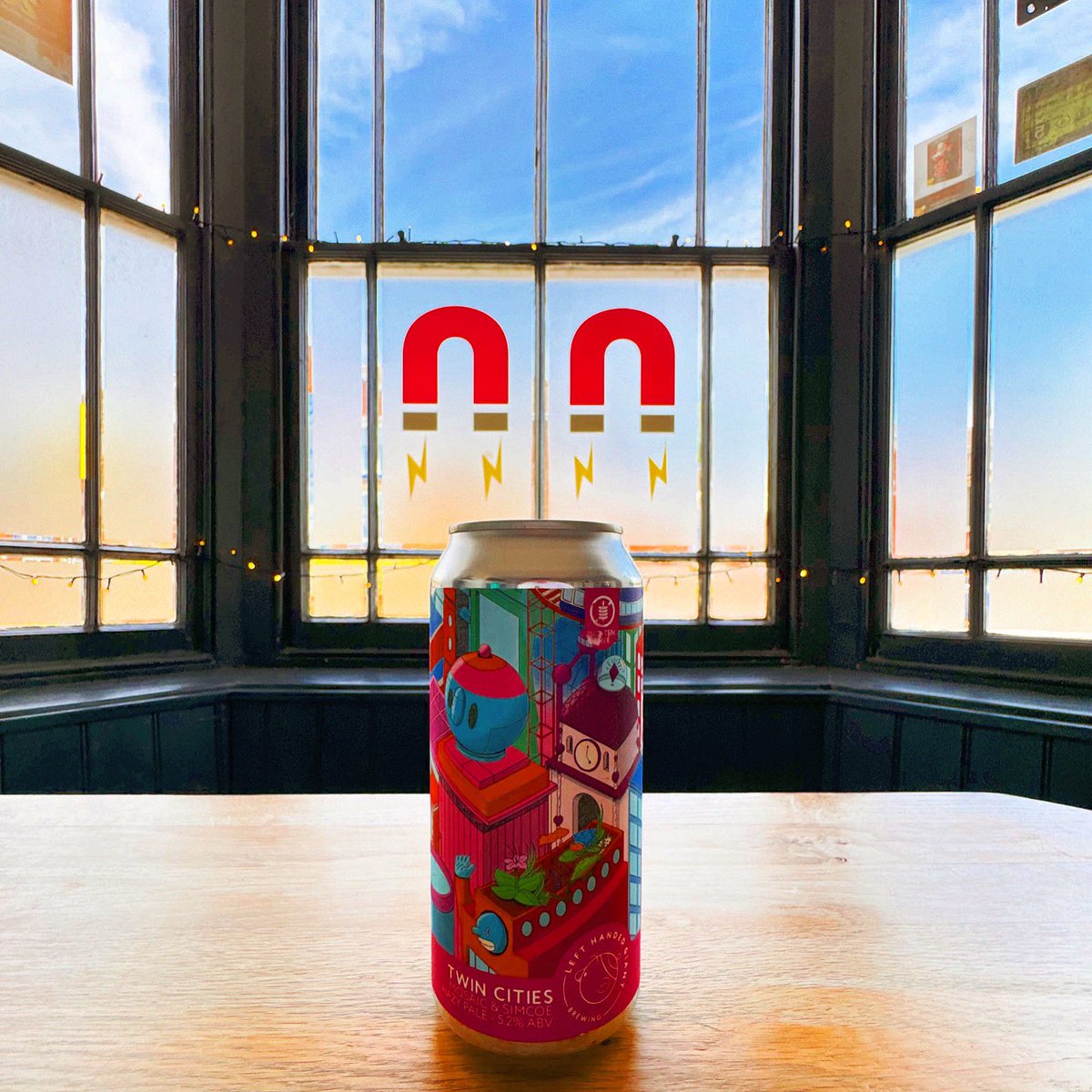 NEW in at The Magnet 🧲 

@LHGBrewingco 
• Twin Cities (5.2%) 🏙️ 

This beer is #vegan and #glutenfree 🌱

#magnetcolchester
#colchesterbusiness 
#colchesterpub
#colchester
#essexpub
#lefthandedgiantbrewingco 
#micropub