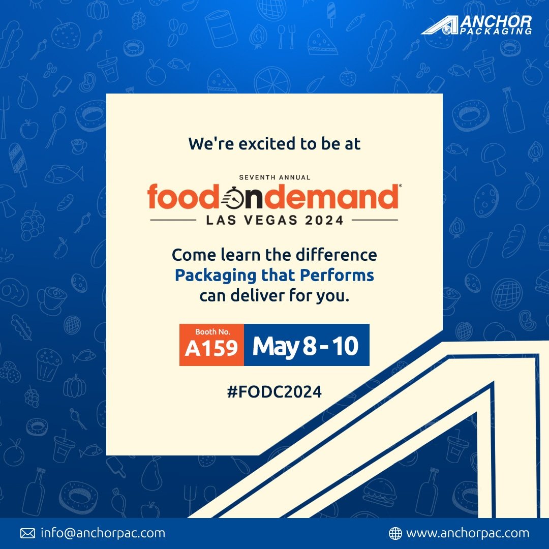 AnchorPackaging's tweet image. Want to learn how to deliver customer favorites Hot &amp;amp; Crispy? Want to take catering to the next level? Come by and see us at booth A159.

#FoodonDemand24 #PackagingthatPerforms
#FODC24