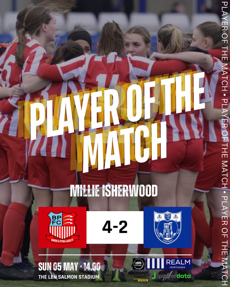 👊🏻 Sunday’s Opposition Player of the Match was given to our No. 11, Millie Isherwood following victory in our final home game of the season!

#UpTheBowers