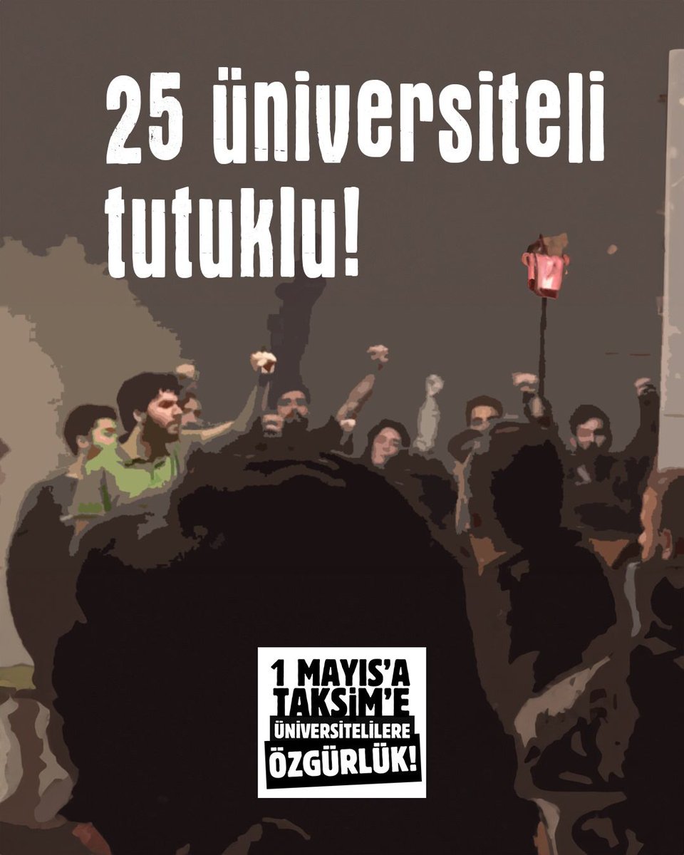 Ne yanınıza bıraktık ne içeride hepinizi alacağız. 
#TaksimiSavunduk
