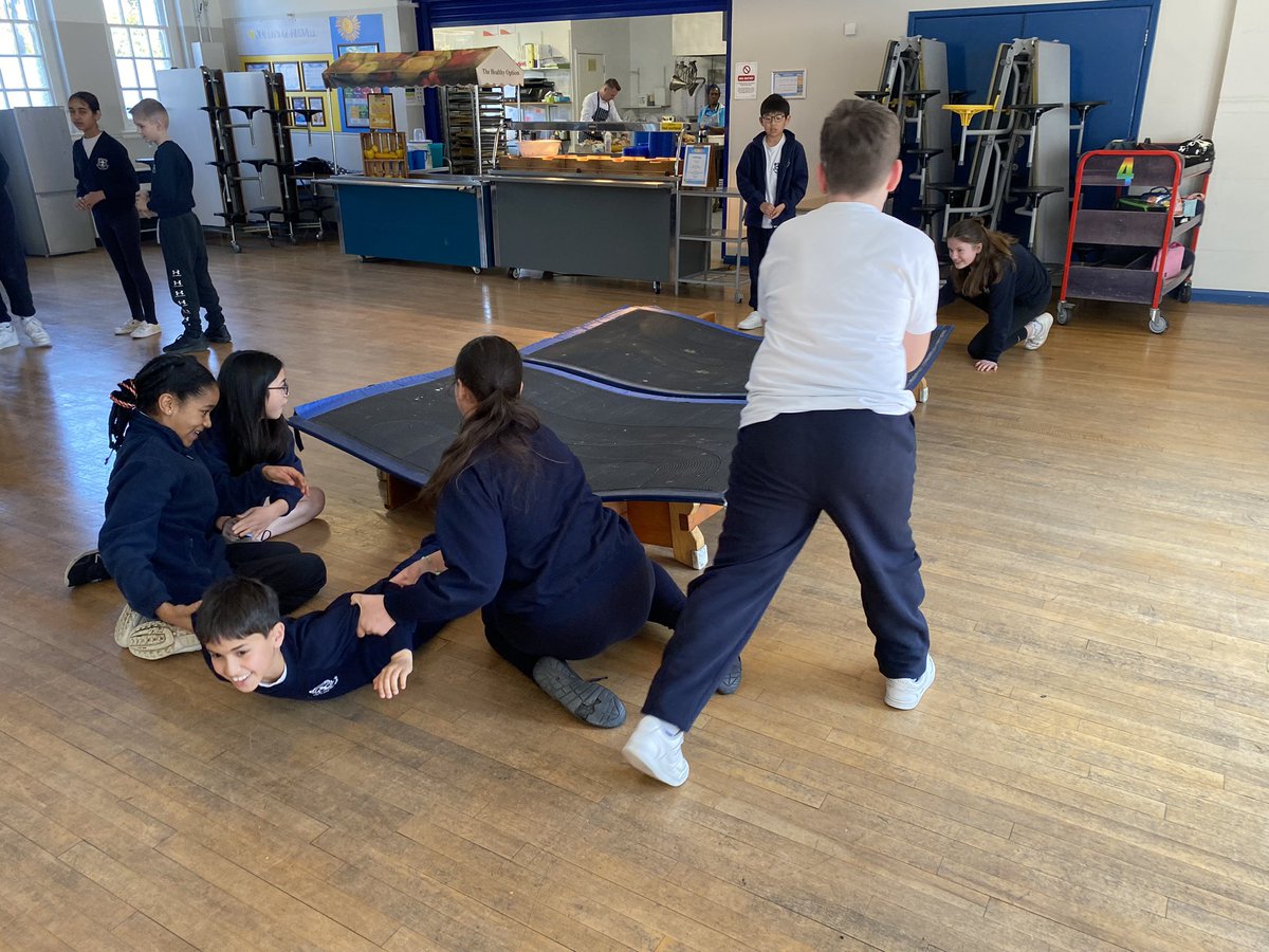 Year 6 loved the Caving Challenge in PE today, especially the super cave at the end of the lesson. They showed amazing teamwork! 😄