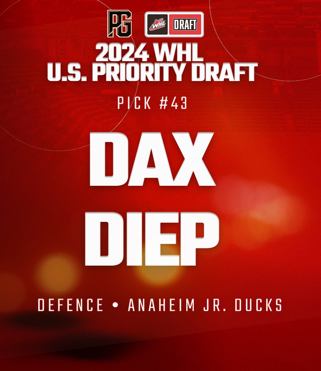 Welcome aboard, Dax Diep! #ForTheNorth • #WHLDraft