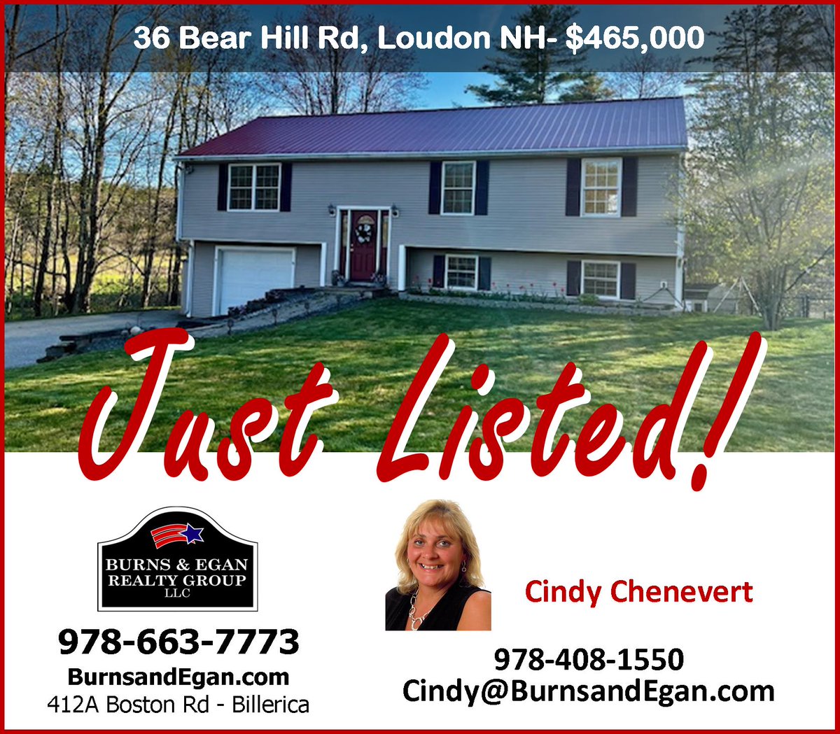 New To The Loudon NH Market

#LoudonNHrealestate #Loudonrealestate #LoudonNH  #realestatemarket #justlisted #LoudonNHhomes #homesforsale #homeownership #realestate #burnsandegan #dreamhome #forsale #househunting #homes #newhome #house