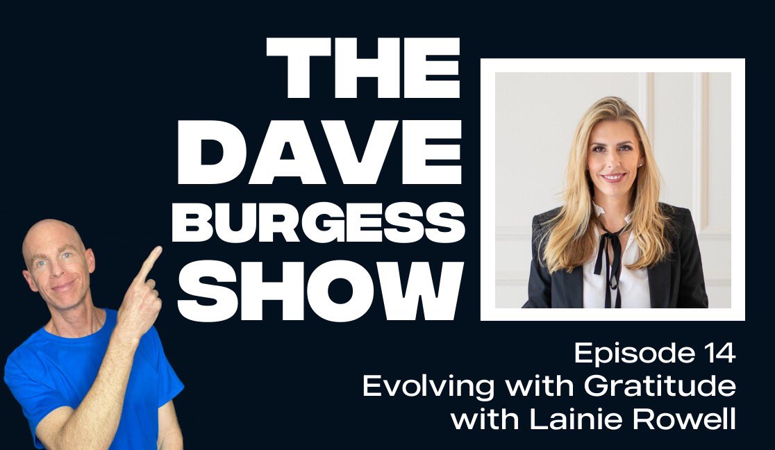 Enjoyed this chat with #EvolvingWithGratitude and #BoldGratitude author, @LainieRowell, on episode 14 of the #DaveBurgessShow. Find out whether or not Lainie went to high school in a spaceship...the answer may surprise you! thedaveburgessshow.buzzsprout.com/1635715/108025… #tlap