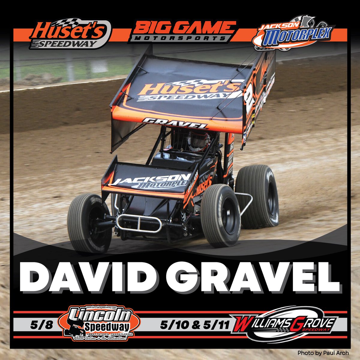 Today kicks off a busy four-day stretch of racing in Central Pennsylvania for @BigGameMotorspt and @DavidGravel! #TeamILP