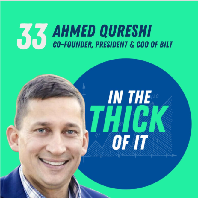 BILT Co-founder Ahmed Qureshi is 'In the Thick of It' with host @shollrah. The #podcast goes beyond #entrepreneur #SuccessStories to delve into the gritty, chaotic world of building & growing a company. Scott is #founder of @venntechnology. Here's a link: open.spotify.com/episode/05r7CS…